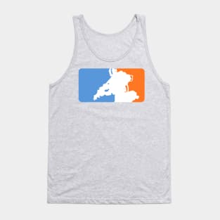 Shoot the Runner-Major League Titanfall 2 (Orange, White, Red) Tank Top